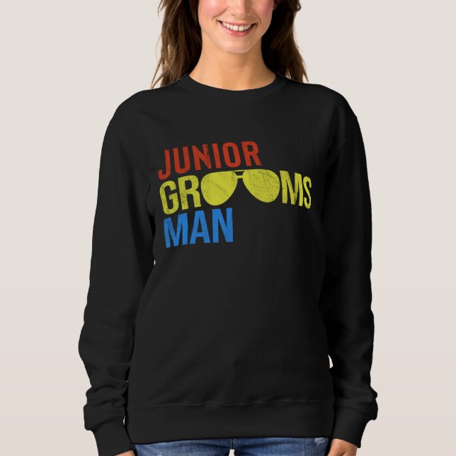 Junior Groomsman Boys Bridal Party T Shirt (Framsida)