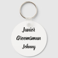 Junior Groomsman Gift-presentationer för eget namn