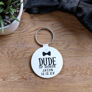 Junior Groomsman-stubben från Honor Bröllop Keycha Nyckelring