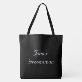 Junior Groomsman Tote Bag Tygkasse
