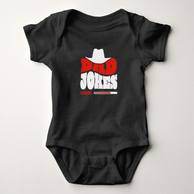 Junior Joker Cowboyhatt Baby Bodysuit - Rolig T Shirt (Framsida)