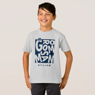 Junior Jr. Bröllopsgosse Bröllopsfest Crew T Shirt