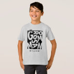 Junior Jr. Groomsman Bröllopsfest Crew T Shirt<br><div class="desc">Modern bröllop Junior Jr. Groomsman-skjorta,  svart t-shirt. En perfekt för dina bröllopsfest-medlemmar.</div>