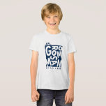 Junior Jr. Groomsman, bröllopsfest, marinblå T Shirt<br><div class="desc">Modern bröllop Junior Jr. Groomsman tri-blend-skjorta,  marinblå t-shirt. En perfekt för dina bröllopsfest-medlemmar.</div>