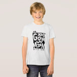 Junior Jr. Groomsman, bröllopsfest T Shirt<br><div class="desc">Modern bröllop Junior Jr. Groomsman tri-blend-skjorta,  svart t-shirt. En perfekt för dina bröllopsfest-medlemmar.</div>