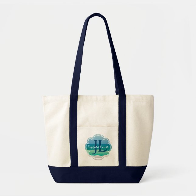 Junior League of the Emerald Kusten Tote Bag Tygkasse (Framsidan)
