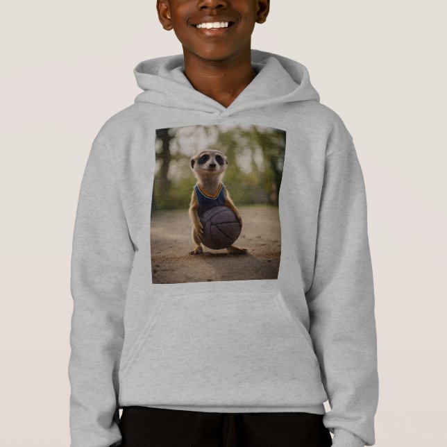 Junior Mangust Basketspelare, T Shirt (Framsida)