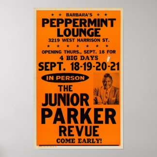 Junior Parker Peppermint Lounge Conge Poster