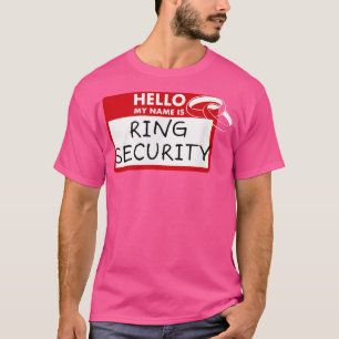 Junior Ring Säkerhet Bröllopsfest Id-märke Barn Ri T Shirt