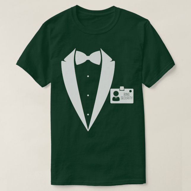 Junior Ring Security Bröllopsfest ID Märkre Kids R T Shirt (Design framsida)