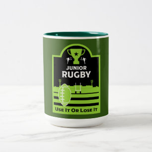 Junior Rugby Players Två-Tonad Mugg