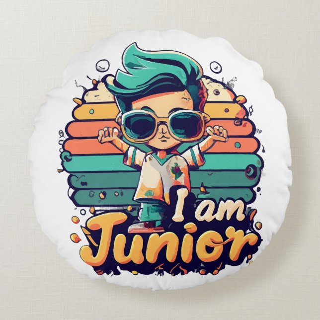 Junior Rund Kudde (Framsidan)