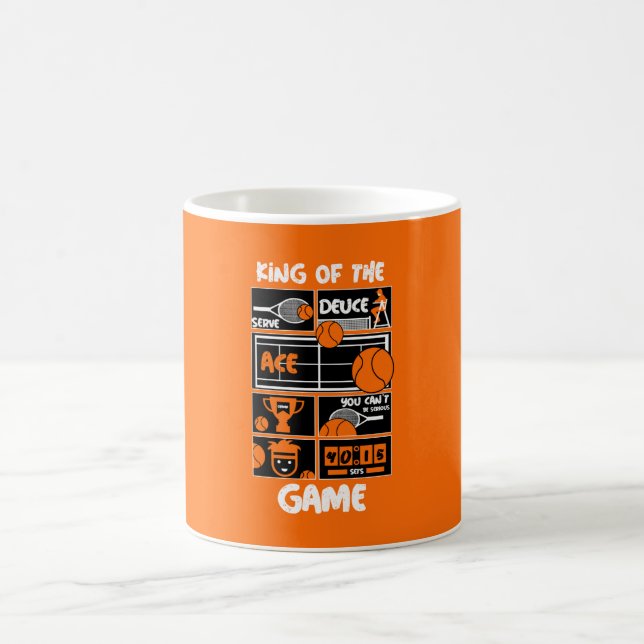 Junior Tennis Player T-Shirt Kaffemugg (Center)