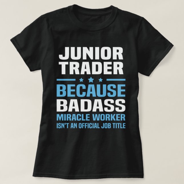 Junior Trader T Shirt (Design framsida)