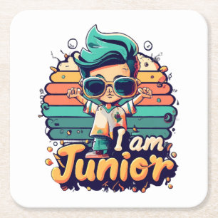 Junior Underlägg Papper Kvadrat