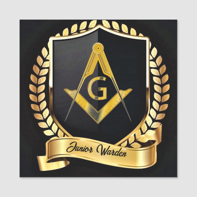 Junior Warden Namn bricka Namnbricka (Framsida)