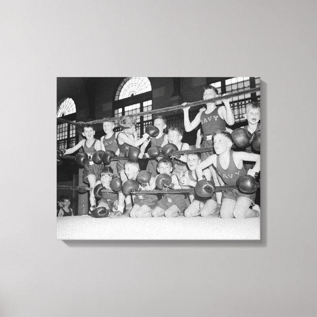 Juniorboxning, 1939 canvastryck (Framsida)
