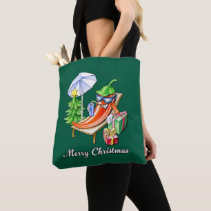 Juniper Grönt God jul Pepper Teckning Tygkasse