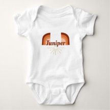 Juniper Namn Outfit Boho Hippie Rainbow Neutralt