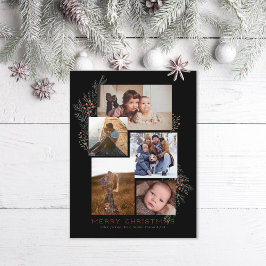 Juniper Photo Collage Black Helg Vykort