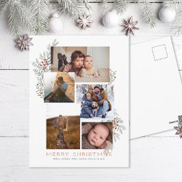 Juniper Photo Collage Helg Vykort