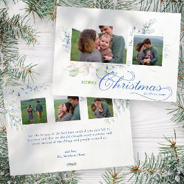 Juniper Photo Watercolor God jul Julkort
