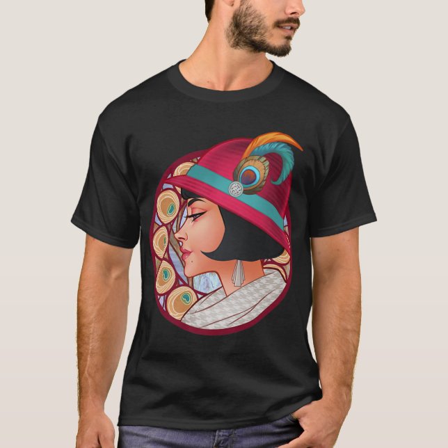 Juniresan "Art nouveau June" T Shirt (Framsida)