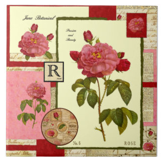 Junis blomma kakelplatta