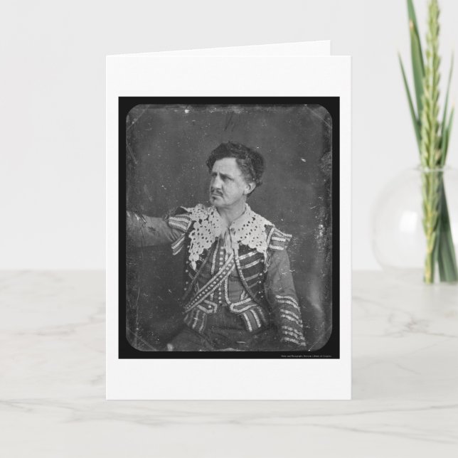 Junius båsDaguerreotype 1850 Kort (Framsida)