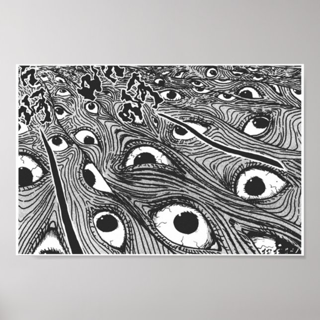 Junji Ito Öga Poster (Framsidan)