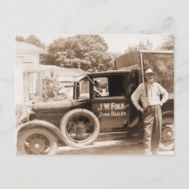 Junk Dealer Postcard Vykort (Framsida)