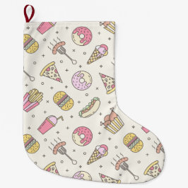 Junk Food Stor Julstrumpa