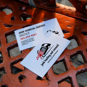 JUNK HAULING SOPOR REMOVAL RED BLACK VISITKORT