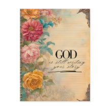 Junk Journal Gud skriver fortfarande din berättels