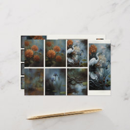 Junk Journal Nature Collection Brevpapper