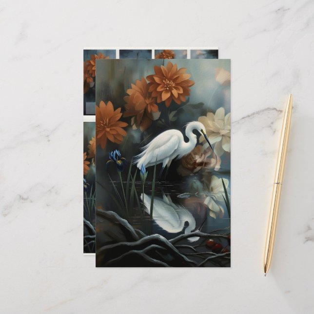 Junk Journal Nature Collection Brevpapper (Fram/Back In Situ)