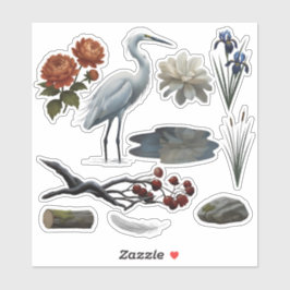 Junk Journal Nature Collection Klistermärken