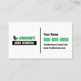 Junk Removal Business Cards Visitkort