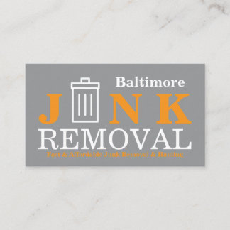 Junk Removal & Hauling Visitkort
