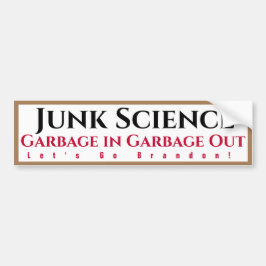 Junk Science Sopor in Sopor Out Bumper Sticker Bildekal