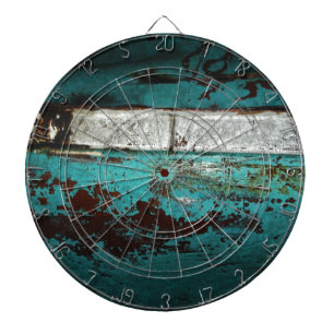 Junk Yard vintage bil 50's teal aqua Piltavla