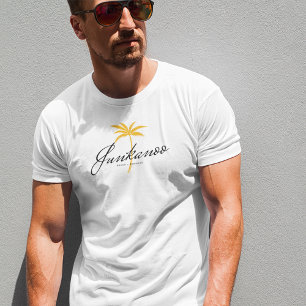 Junkanoo Beach, Bahamas Minimal Vintage Stil T Shirt