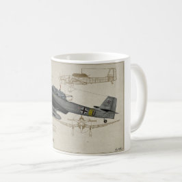 Junkers-Ju88-Stuka Kaffemugg