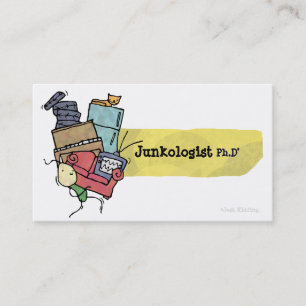Junkologist Ph.D visitkort