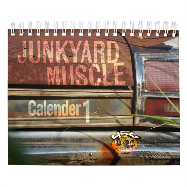 Junkyard Muscle Calendar 1 Kalender (Omslag)