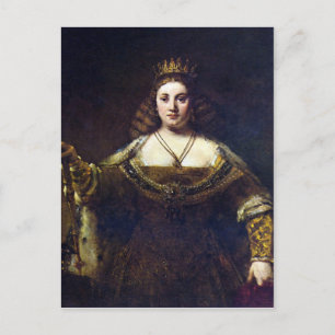 Juno av Rembrandt Harmenszoon van Rijn Vykort