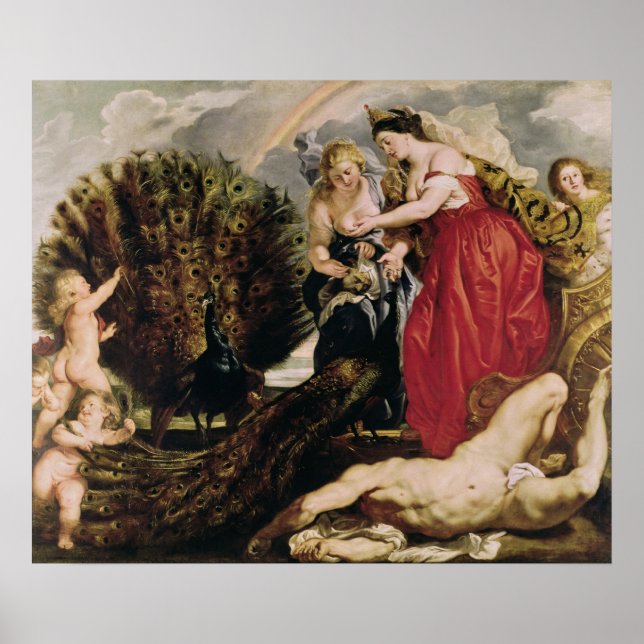 Juno och Argus, 1611 Poster (Framsidan)