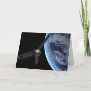 Juno-rymdfarkosten under dess jordflytning kort