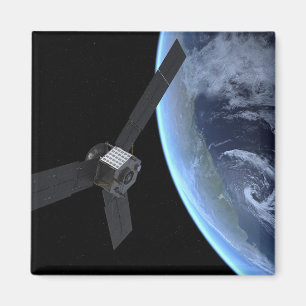 Juno-rymdfarkosten under dess jordflytning magnet