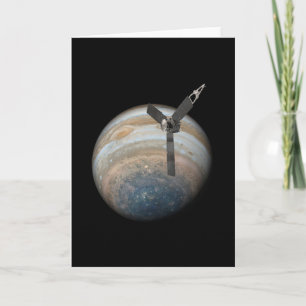 Juno-rymdfarkoster vid Planet Jupiter Kort